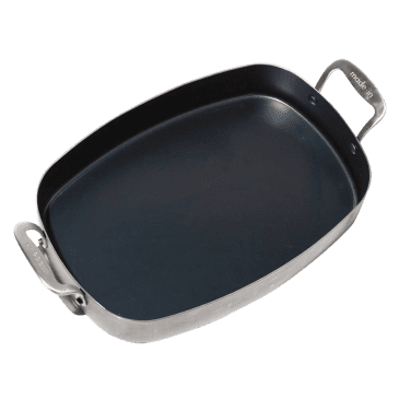 Carbon steel shop roasting pan
